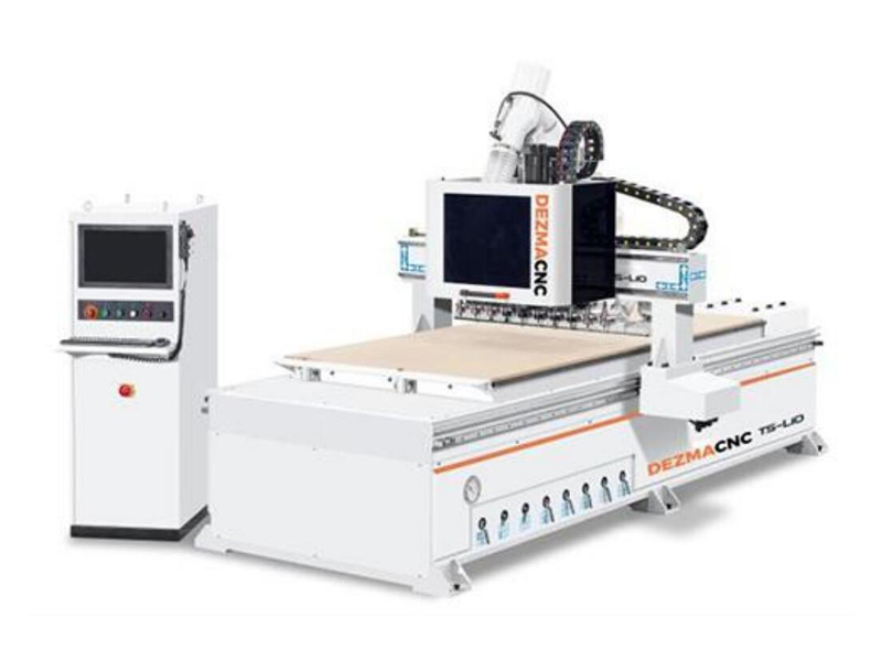 10 knives straight line feeder