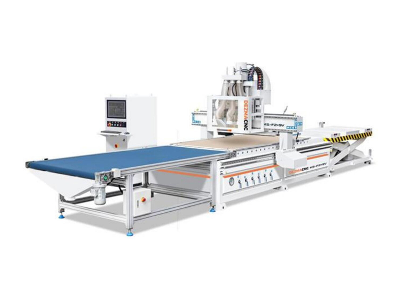 Drill bag loading and unloading cutting machine