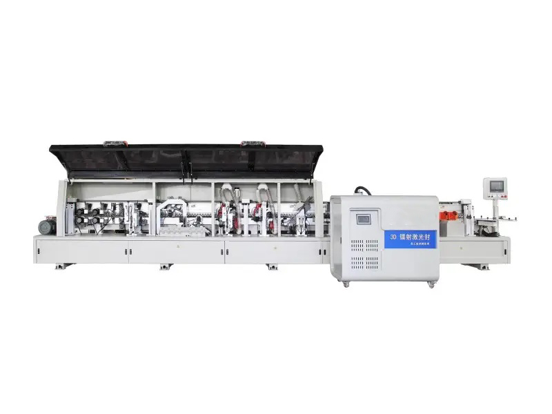 Laser edge banding machine